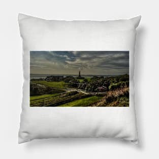 Tynemouth View Of Collingwood Monument Pillow