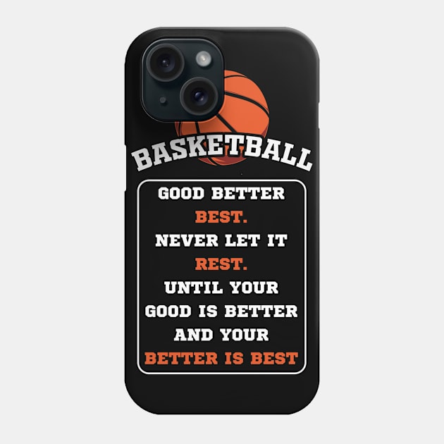 Basketball Quote For a Basketball Lover Phone Case by mieeewoArt