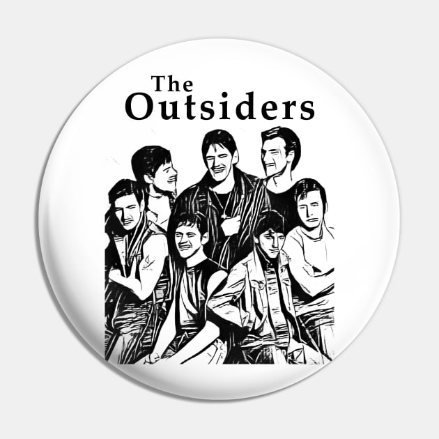 The Outsiders Pin by RetroScribbles