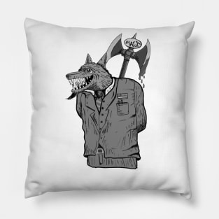 maga trump wolf Pillow