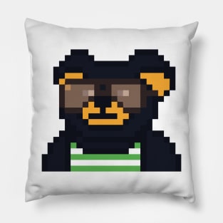 8bit bear Pillow