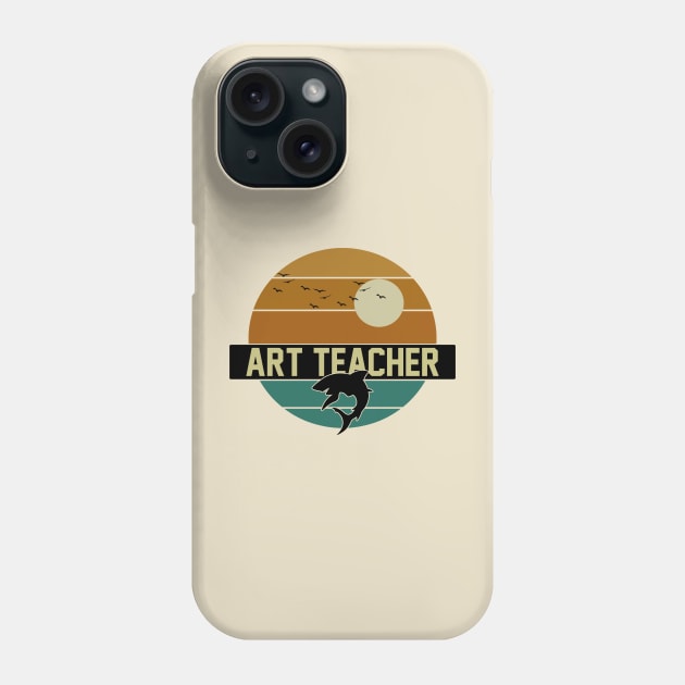 Shark - Art Teacher Phone Case by tioooo