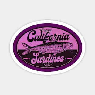 Purple California Sardines Magnet