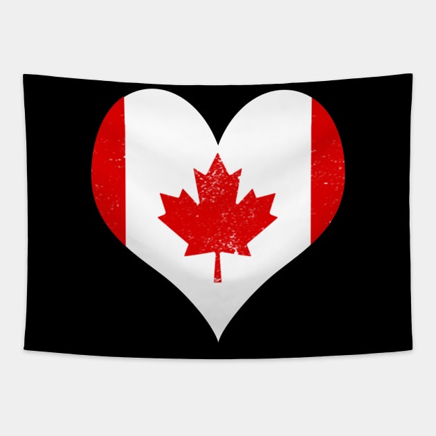 Canada flag Tapestry by Leosit