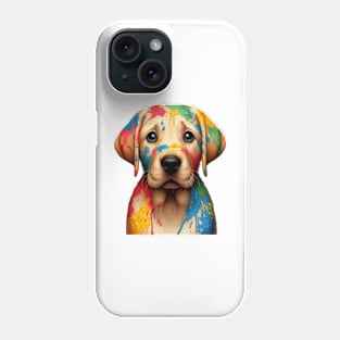 Colorful Canine Chaos: Labrador Retriever Phone Case