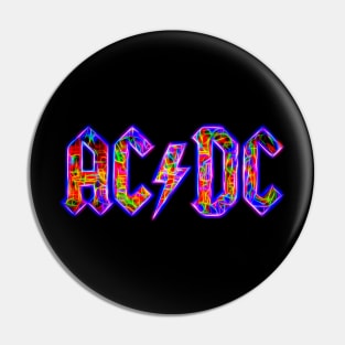 ACDC Neon Glow Pin