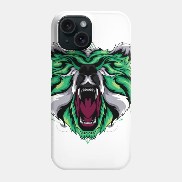 bear hunting Phone Case by SHINIGAMII