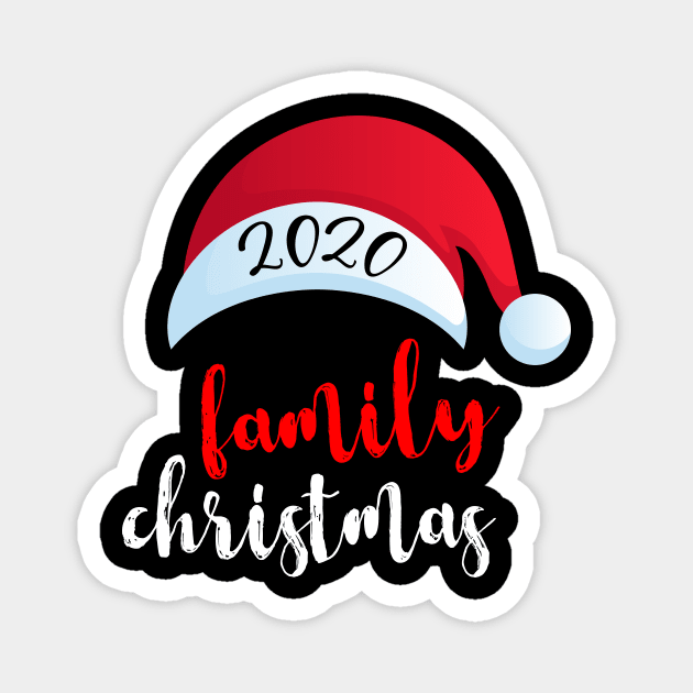 Christmas 2020, Family Christmas Magnet by designs4up