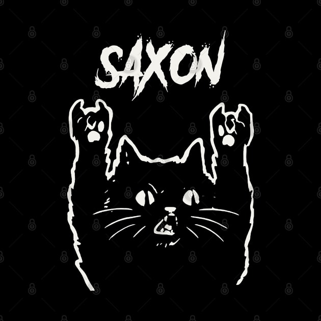 saxon metal cat by bubur ayam