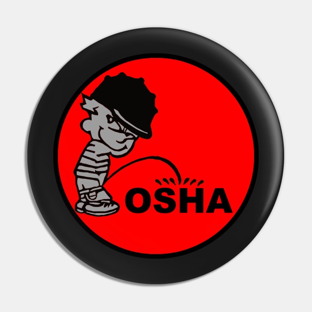 Calvin Pee on OSHA Pin by  The best hard hat stickers 