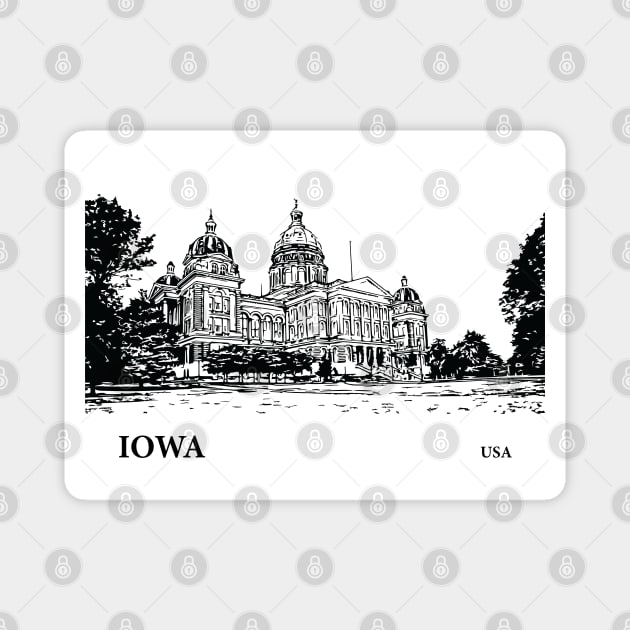 Iowa State USA Magnet by Lakeric
