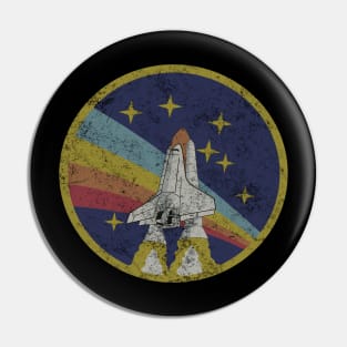 Nasa Rainbow Rocket Pin