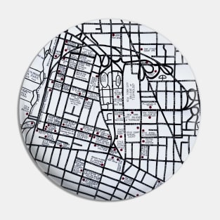 Literary Map of Brooklyn Pin