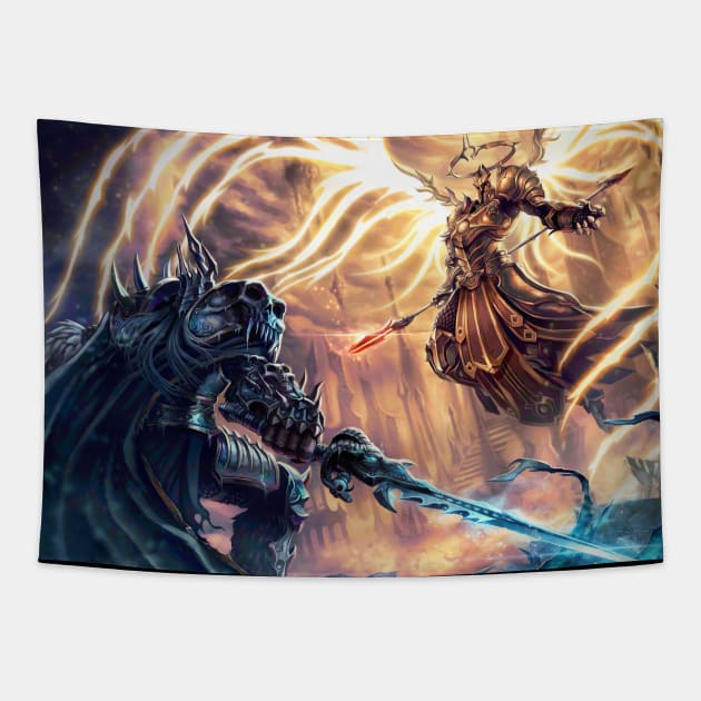 Wrathful Warriors Tapestry by Novanim