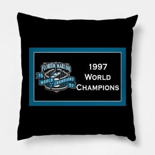 1997 World Series Banner Pillow