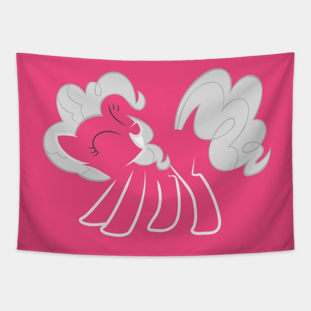 Pinkie Pie White on Pink Tapestry by Hyper Dash