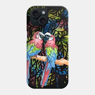 Rainbow Parrots Phone Case