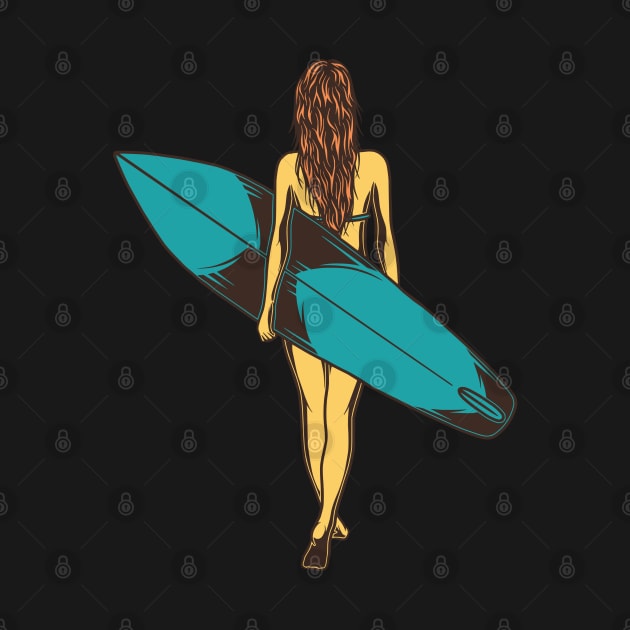 Surfer girl by ShirtyLife