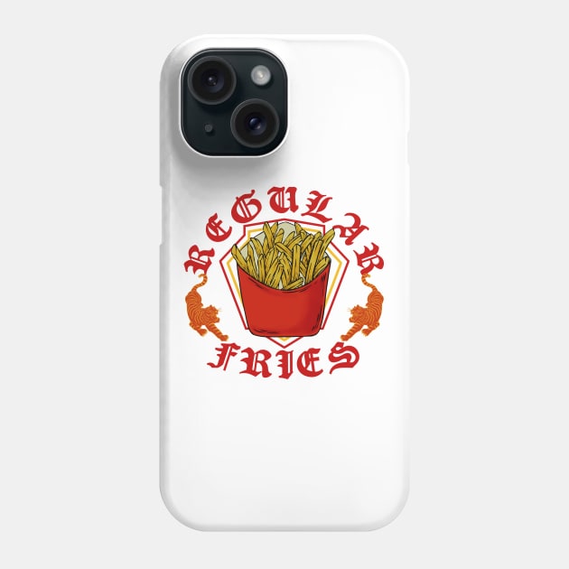 Old English "Regular Fries" Phone Case by A -not so store- Store