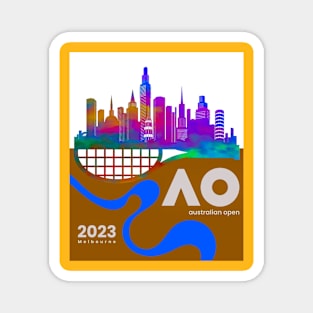 Melbourne Tennis Aaustralian Open 2023 Magnet