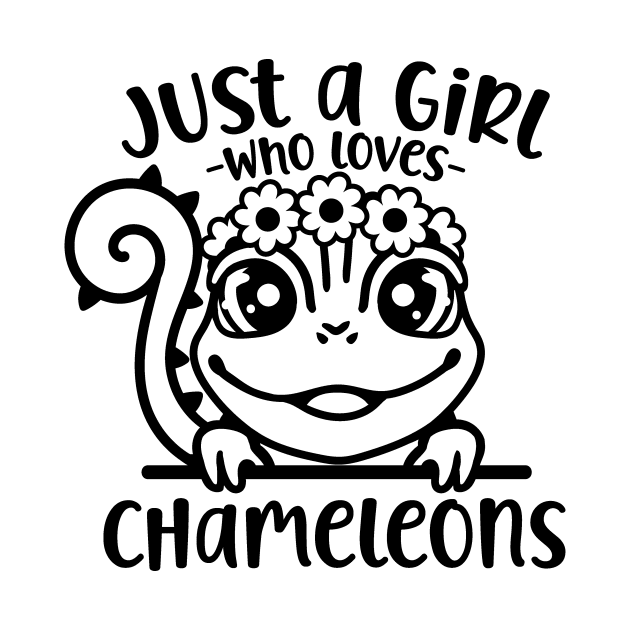 Just A Girl Who Loves Chameleons - Chameleon by fromherotozero