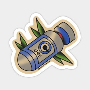 Capsule Tattoo Flash Design Magnet