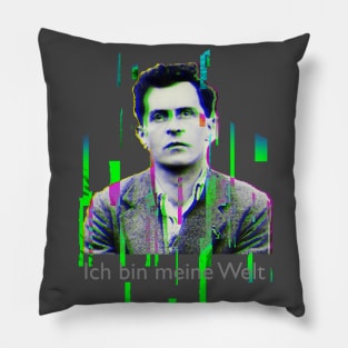 Ludwig Wittgenstein: I am my world (Ich bin meine Welt) Pillow