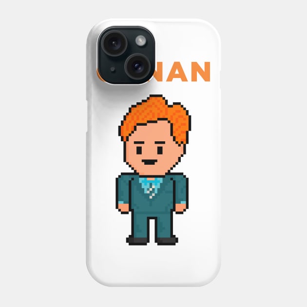 Pixel Conan O'Brien Phone Case by gkillerb