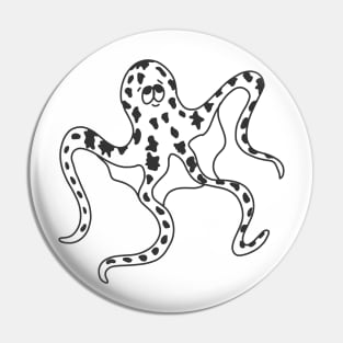 Cute octopus sketch Pin