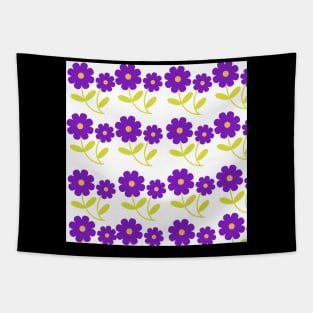 purple flower texture design Tapestry