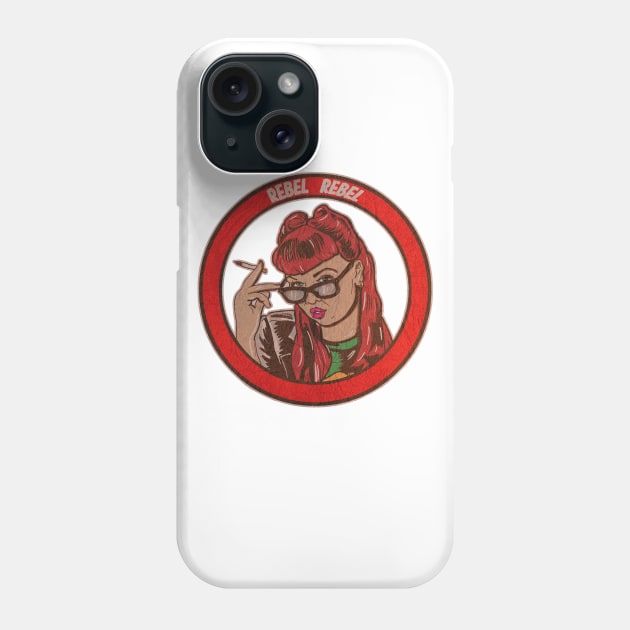 Rebel Girl Phone Case by silentrob668