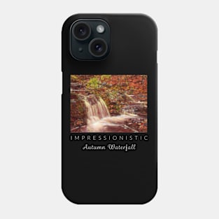 Autumn Waterfall Impressionism Phone Case