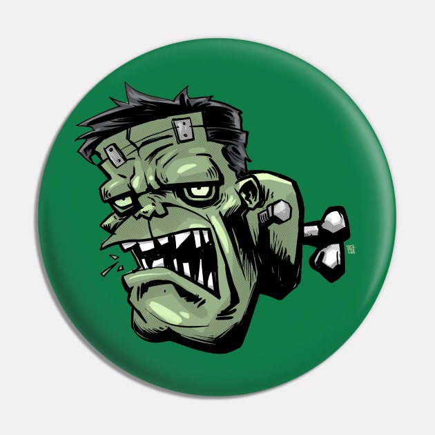 Monster Head Pin by SDI50