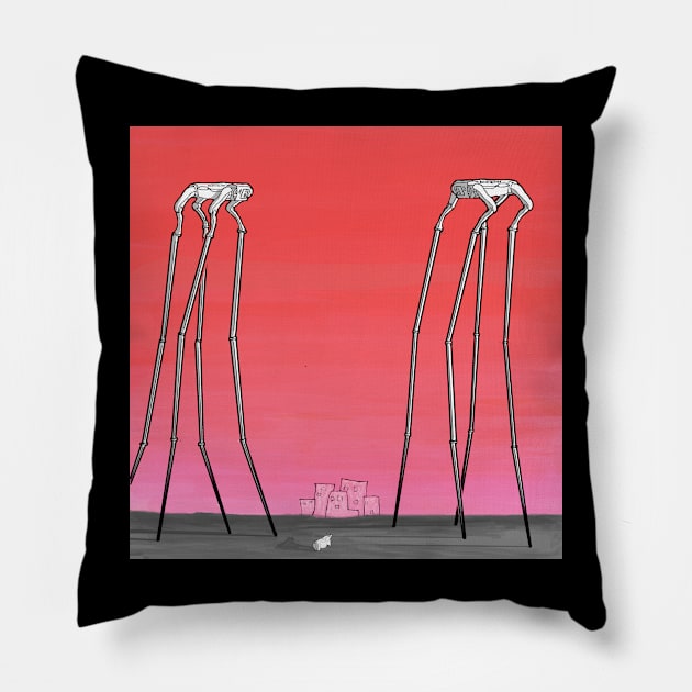 dali bacon Pillow by cavepig