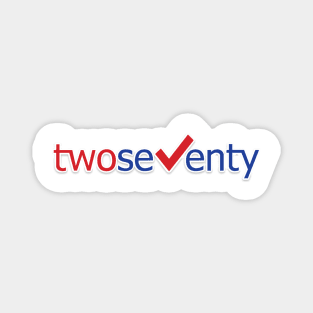 TwoSeventy Logo (Front + Back) Magnet