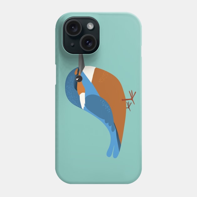 Common king fisher Phone Case by Bwiselizzy