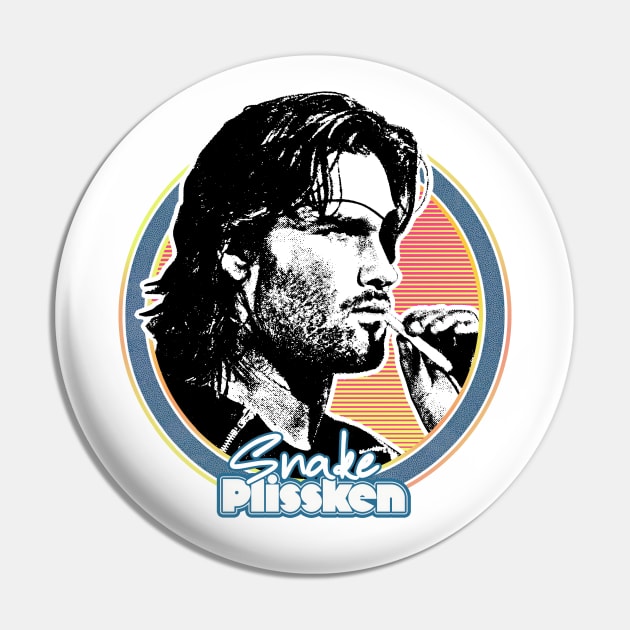 Snake Plissken // Retro 80s Fan Design Pin by DankFutura