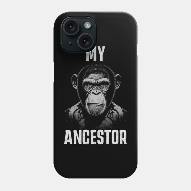 Monkey Face | My Ancestor Phone Case by PlayfulPrints