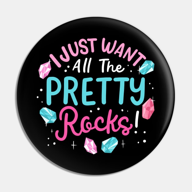 Rocks Geology Geologist Rock Collector Pin by KAWAIITEE