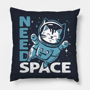 Need Space Cat Pillow