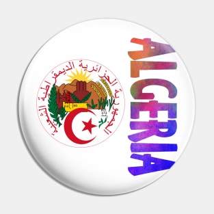 Algeria Coat of Arms Design Pin