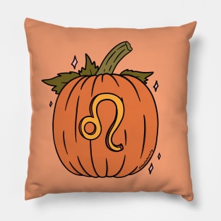 Leo Pumpkin Pillow