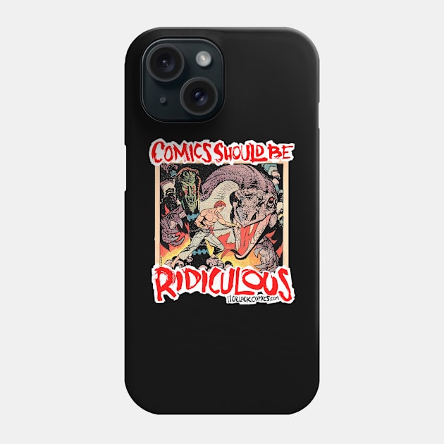 Comics Should Be Ridiculous: Joe Kubert Phone Case by Eleven O'Clock Comics