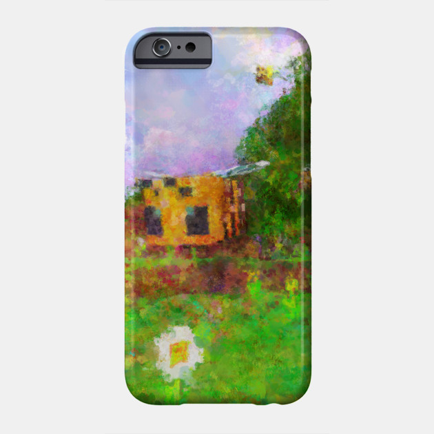 Minecraft Bee Impressionist Painting Minecraft Phone Case Teepublic