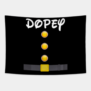 Dwarf Costume T-Shirt - Funny Halloween Gift Idea - Dopey Premium T-Shirt Tapestry