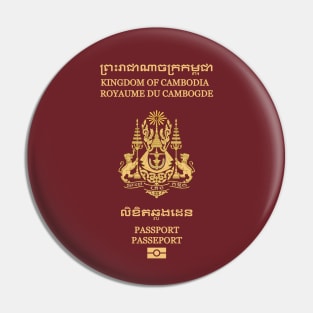 Cambodian passport Pin