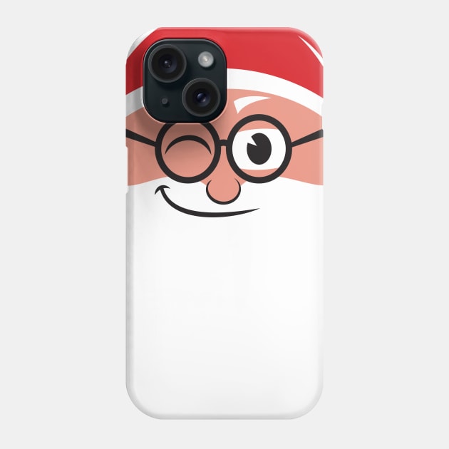 Santa Face Phone Case by Malchev