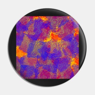 Layers of Primary Colors Abstract Pin