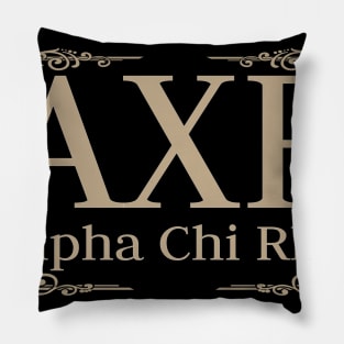 Chi Rho Christogram (Chi Rho) Relief Gold Pillow