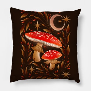 Magical mushrooms Pillow